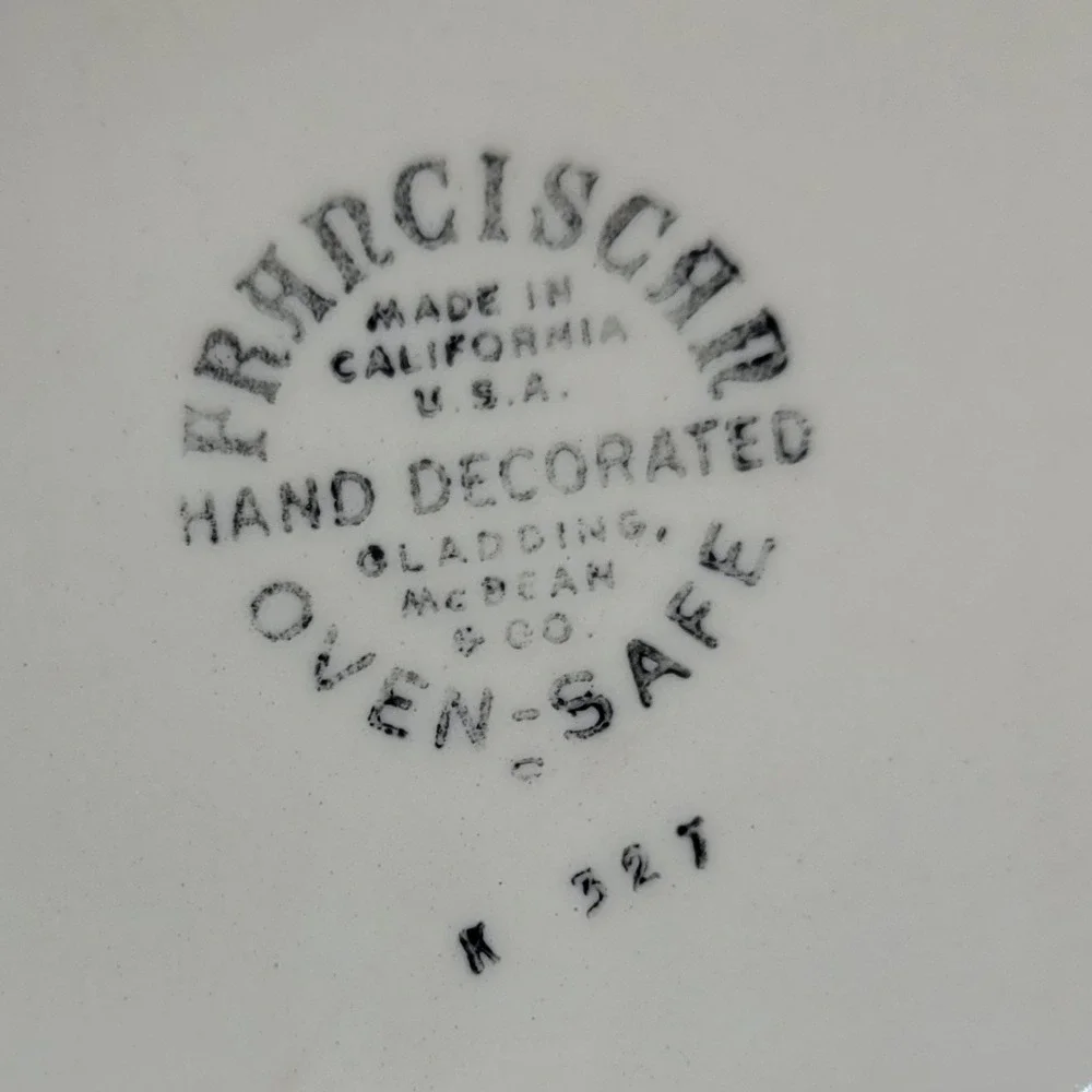Franciscan item description